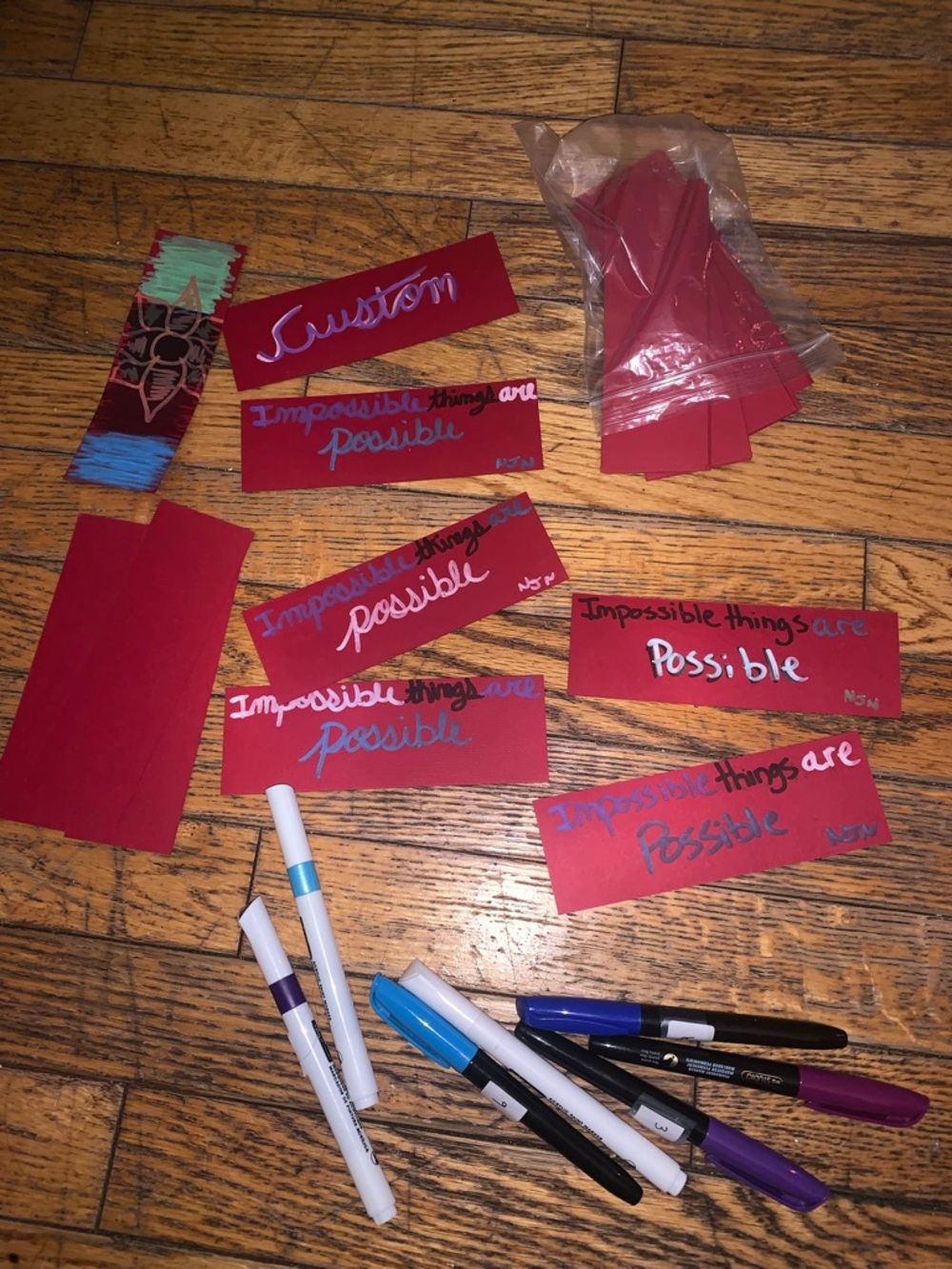 Customize bookmarks art by me 2 for 10